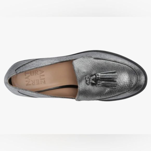 Naturalizer Palmer Slip-ons Loafers - Pewter Size 7W - Picture 4 of 6